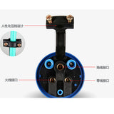 Maxbell 3pcs 220V 32A 3Pin Industrial Site Plug Socket Weatherproof Building 2P+E