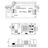 Maxbell 2x AC-DC 85-265V to 12/5V Dual Output  Isolated Power Supply Module