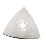 2Pcs 80mm Triangular Hook and Loop Sanding Pad Oscillating Multi Tool