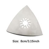 2Pcs 80mm Triangular Hook and Loop Sanding Pad Oscillating Multi Tool