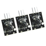 Maxbell 3Pcs KY-004 Tactile Switch 3 Pins Breakout Board Module Sensor for Arduino - Aladdin Shoppers