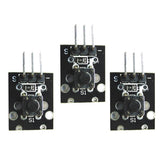 Maxbell 3Pcs KY-004 Tactile Switch 3 Pins Breakout Board Module Sensor for Arduino - Aladdin Shoppers