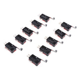 Maxbell 10 Pieces V-156-1C25 Micro Limit Switch Long Hinge Roller Momentary SPDT - Aladdin Shoppers