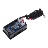 Maxbell 2x LED DC12V Digital Thermometer Mini Temperature Probe -50-110 Celsius Red