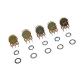 Maxbell 5Pc Single Linear 10mm Potentiometer Rotary 3 Pin with Nuts And Washers 10K - Aladdin Shoppers