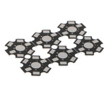 Maxbell 100Pc 20mm High Power Led Aluminum Base Plate Heat Sink for 1W 3W Light Lamp