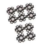 Maxbell 100Pc 20mm High Power Led Aluminum Base Plate Heat Sink for 1W 3W Light Lamp