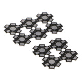 Maxbell 100Pc 20mm High Power Led Aluminum Base Plate Heat Sink for 1W 3W Light Lamp