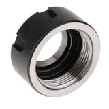 Maxbell 5Pcs Black ER25UM Collet Clamping Nut for CNC Milling Chuck Holder Lathe