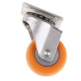 Maxbell 10x Nylon All Swivel Caster Wheels Plate Caster for Trolleys Orange 38mm