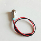 Maxbell 5pcs 6mm LED Metal Indicator Light Waterproof Signal Pilot Dash Lamp 6V