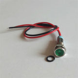 Maxbell 2pcs 6mm LED Indicator Light Waterproof Signal Pilot Dash Lamp DC 6V Green