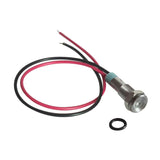 Maxbell 5pcs 6mm LED Metal Indicator Light Waterproof Signal Pilot Dash Lamp 6V