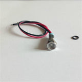 Maxbell 5pcs 6mm LED Metal Indicator Light Waterproof Signal Pilot Dash Lamp 6V