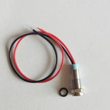 Maxbell 2Pcs 6mm LED Metal Indicator Light Waterproof Signal Pilot Dash Lamp 6V