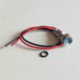 Maxbell 5pcs 6mm LED Metal Indicator Light Waterproof Signal Pilot Dash Lamp 6V