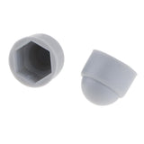 Maxbell 50Pcs M6 Hex Hexagon Dome Bolt Screw Nut Protection Caps Cover M6-10 x 13mm