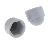 Maxbell 50Pcs M6 Hex Hexagon Dome Bolt Screw Nut Protection Caps Cover M6-10 x 13mm