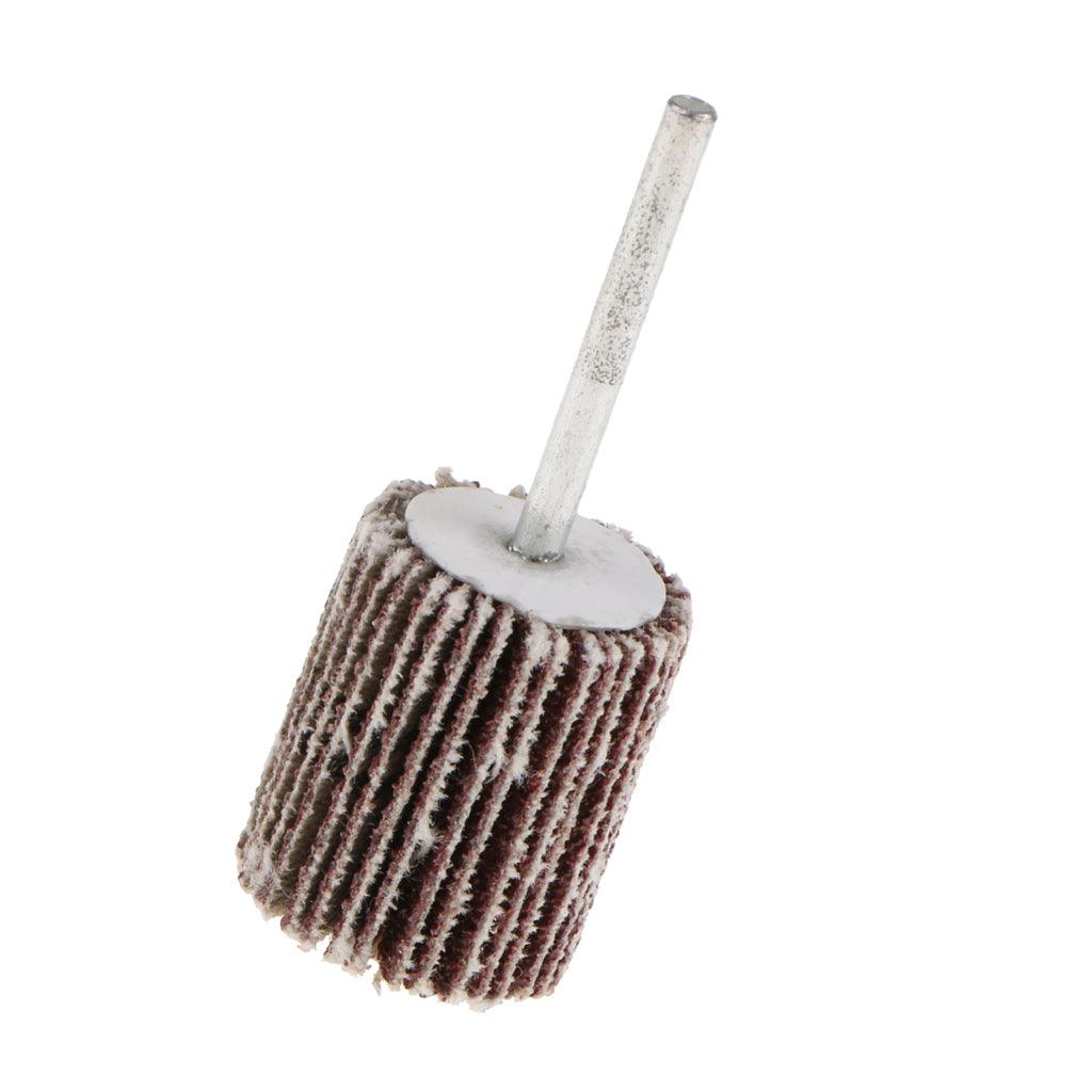 Maxbell Maxbell 3Pcs 0.8'' Grit Flap Wheels Disc Sanding Drill Abrasive Heads Polishing Tool