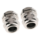 Maxbell 2 Pieces Metal Waterproof Connector Cable Gland Connector M22 x 1.5 - Aladdin Shoppers