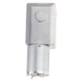 Maxbell DC12V Metal Turbo Worm Gear Speed Reducer Motor Geared Motor 3-55rpm 76.8x32x25.2mm 10rpm