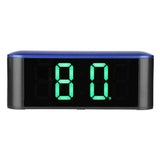 Maxbell LED Mirror Alarm Clock Night Light Digital Clock Snooze Blue+Green - Aladdin Shoppers