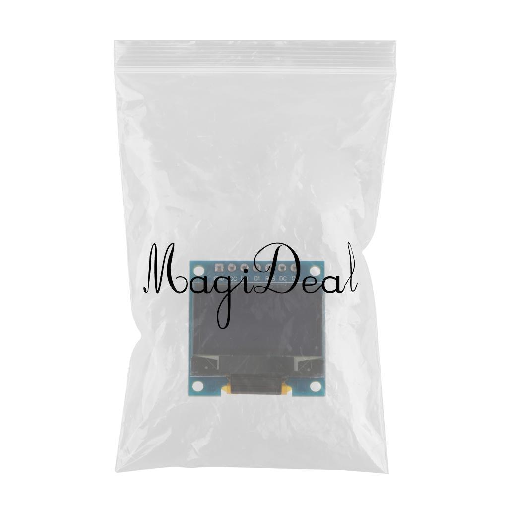 Maxbell Maxbell 0.96 Inch SPI IIC 128X64 OLED LCD LED Display Module for Arduino Yellow+Blue