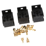 Maxbell 3pcs Automotive Auto Relay Double Socket 40A 5PIN with 15pcs Terminals - Aladdin Shoppers