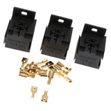 Maxbell 3pcs Automotive Auto Relay Double Socket 40A 5PIN with 15pcs Terminals - Aladdin Shoppers