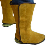 Maxbell Fireproofing Artificial Leather Leg warmer Weld Heat insulation Protection