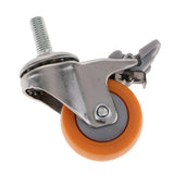 Maxbell 2in 720 Degree Industrial Swivel Caster Wheels Bearing Capacity Heavy Duty