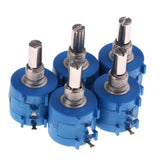 Maxbell 1Pcs 3590S Rotary 10 Turns Multiturn Potentiometer Adjustable Resistor 100R - Aladdin Shoppers
