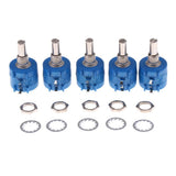 Maxbell 1Pcs 3590S Rotary 10 Turns Multiturn Potentiometer Adjustable Resistor 100R - Aladdin Shoppers