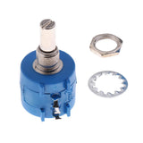 Maxbell 1Pcs 3590S Rotary 10 Turns Multiturn Potentiometer Adjustable Resistor 500R - Aladdin Shoppers