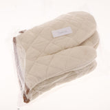 Maxbell Heat Resistant Grilling Cooking Gloves Oven Mitts BBQ Tool Beige
