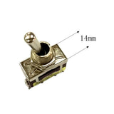 Maxbell 1 Pieces15A250VAC 2P2T MTS202 Position Terminal Latching Mini Toggle Switch 6mm - Aladdin Shoppers