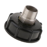 Maxbell 1000L IBC Water Tote Tank Adapter Hose Cap 60mm 1Inch Outside/6 Extra Thread