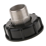 Maxbell 1000L IBC Water Tote Tank Adapter Hose Cap 60mm 1Inch Outside/6 Extra Thread