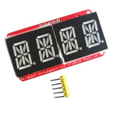 Maxbell 2 PCS 0.54inch Viridis 4Bits Digital Tube LED Display Module I2C For