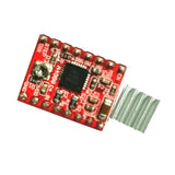Maxbell A4988 Stepper Motor Driver Module Board for 3D Printer CNC + Heat Sink Red