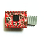 Maxbell A4988 Stepper Motor Driver Module Board for 3D Printer CNC + Heat Sink Red
