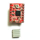 Maxbell A4988 Stepper Motor Driver Module Board for 3D Printer CNC + Heat Sink Red