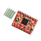 Maxbell A4988 Stepper Motor Driver Module Board for 3D Printer CNC + Heat Sink Red
