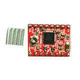 Maxbell A4988 Stepper Motor Driver Module Board for 3D Printer CNC + Heat Sink Red