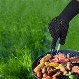 Maxbell 1Pcs Silicon Barbecue BBQ Cooking Glove Grilling Heats Resistant Oven Mitts