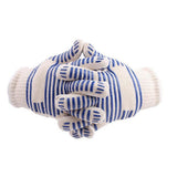 Maxbell 1 Pair of Double Layer Thickened Cotton High Temperature ResistantGloves BBQ