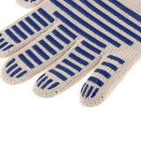 Maxbell 1 Pair of Double Layer Thickened Cotton High Temperature ResistantGloves BBQ
