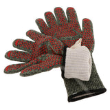 Maxbell 2pcs High Temperature Resistant Non-Slip Anti-Cutting and Waterproof Gloves