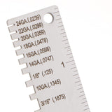 Maxbell Thickness Gauge Fillet Weld Ruler Weld Seam Tester Weld Thickness Ruler Tool