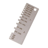 Maxbell Thickness Gauge Fillet Weld Ruler Weld Seam Tester Weld Thickness Ruler Tool